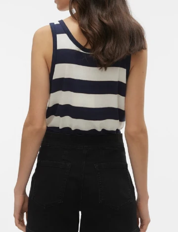 Maiou Vero Moda, alb/bleumarin