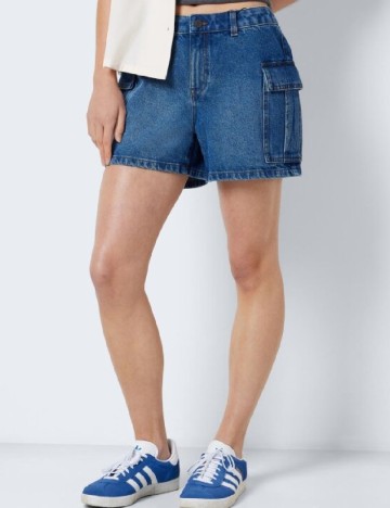 Pantaloni scurti Noisy May, albastru