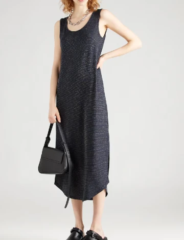 Rochie medie Pieces, bleumarin inchis