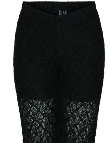 Pantaloni Pieces, negru