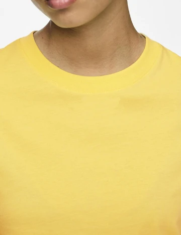 Tricou Pieces, galben