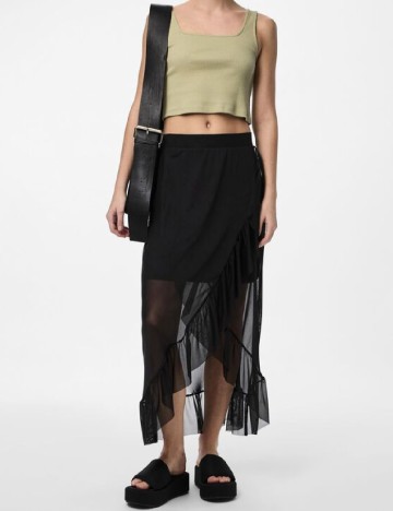 
						Fusta Pieces, negru