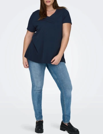 Tricou Only Carmakoma, bleumarin