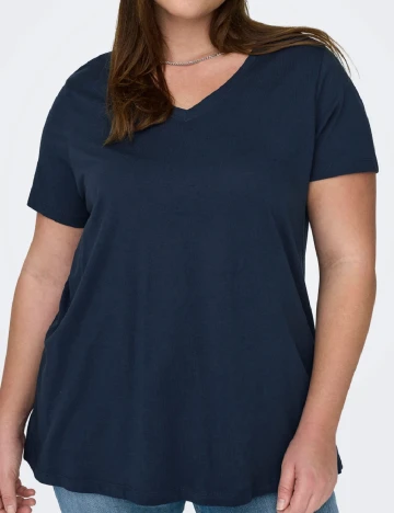 Tricou Only Carmakoma, bleumarin