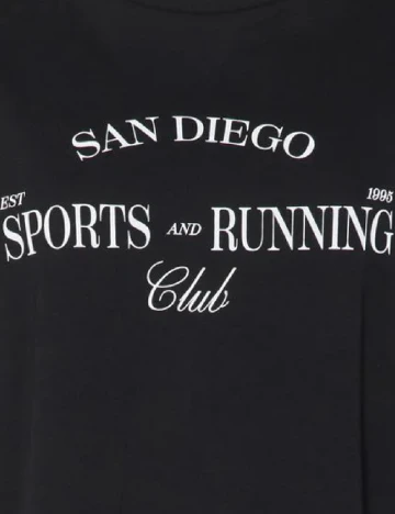 Tricou Pieces, negru