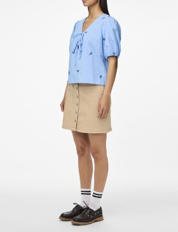 Bluza Pieces, albastru