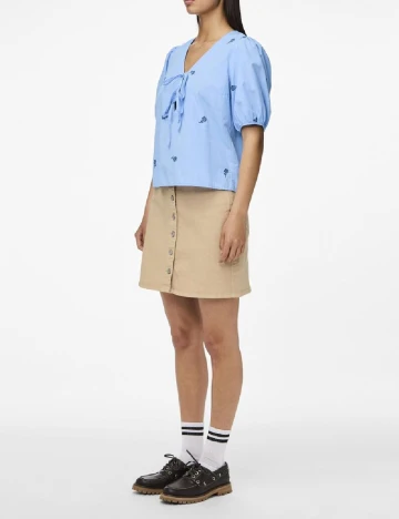 Bluza Pieces, albastru