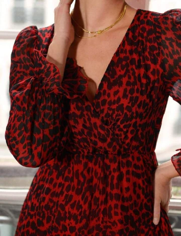 Rochie medie SHEIN, rosu Rosu