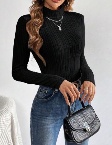 Bluza SHEIN, negru