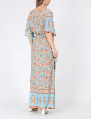 Rochie lunga Rusttydustty, albastru