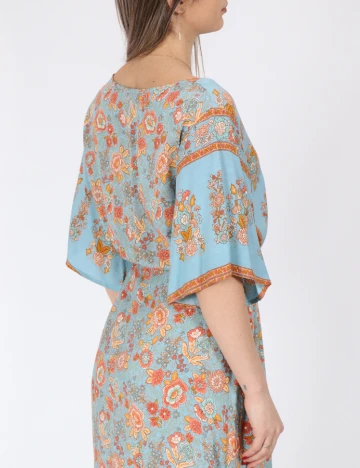 Rochie lunga Rusttydustty, albastru