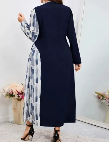 Rochie lunga SHEIN CURVE, bleumarin