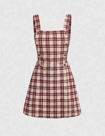 Rochie scurta SHEIN, maro