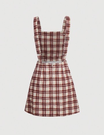 Rochie scurta SHEIN, maro