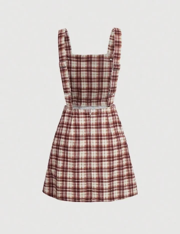 Rochie scurta SHEIN, maro
