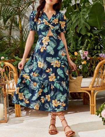 Rochie medie SHEIN, albastru