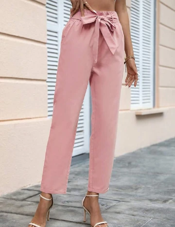Pantaloni SHEIN, roz