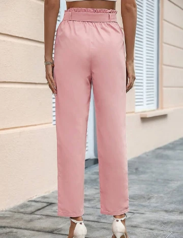Pantaloni SHEIN, roz