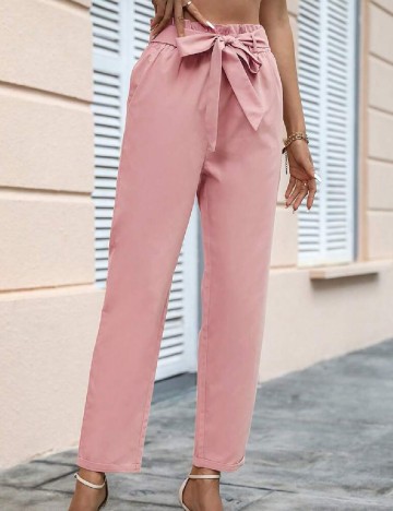 Pantaloni SHEIN, roz