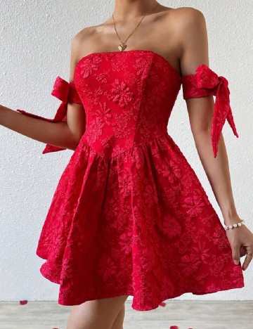 Rochie scurta SHEIN, rosu