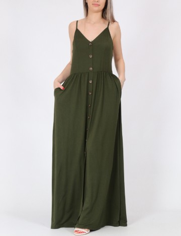 Rochie lunga SHEIN, verde