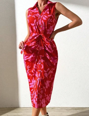 Rochie medie SHEIN, rosu Rosu