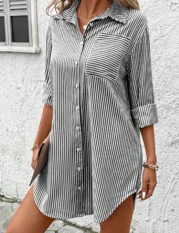 Rochie scurta SHEIN, gri