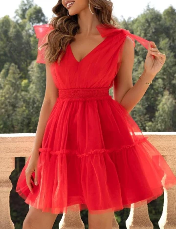 Rochie scurta SHEIN, rosu