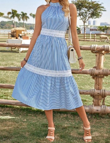 Rochie medie SHEIN, albastru