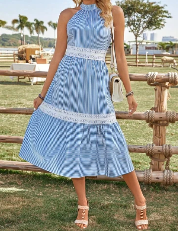 Rochie medie SHEIN, albastru