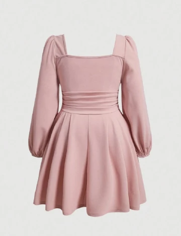 Rochie scurta SHEIN CURVE, roz