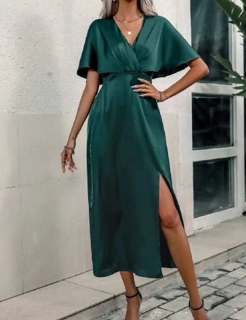Rochie medie SHEIN, verde Verde