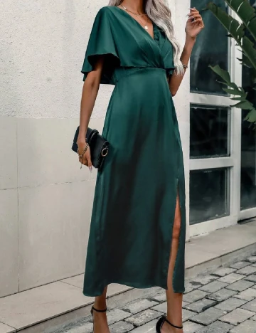 Rochie medie SHEIN, verde Verde