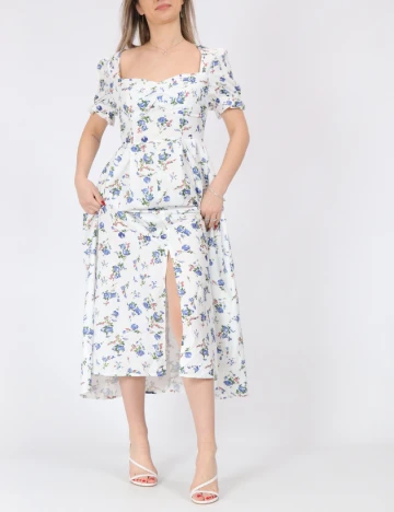 Rochie medie SHEIN, alb