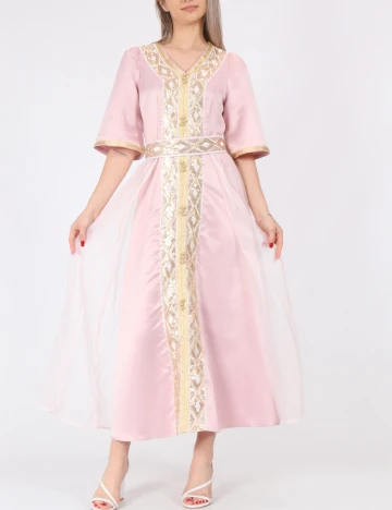 Rochie lunga SHEIN, roz pal