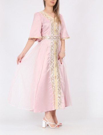 Rochie lunga SHEIN, roz pal