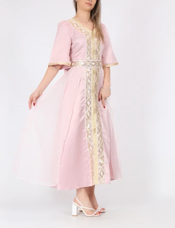 Rochie lunga SHEIN, roz pal