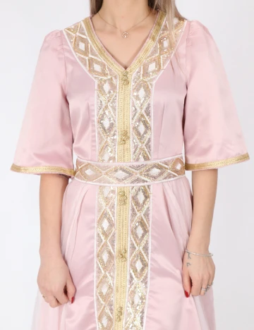 Rochie lunga SHEIN, roz pal