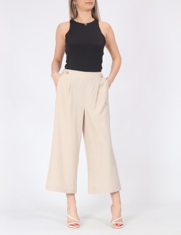 
						Pantaloni Vero Moda, crem