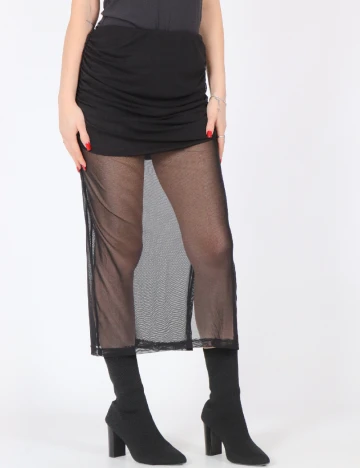 Fusta Noisy May, negru Negru
