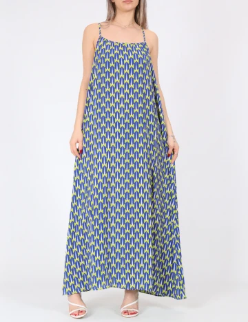 Rochie lunga Only, mix culori