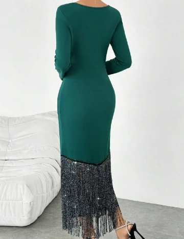 Rochie medie SHEIN, verde