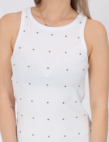 Rochie scurta Noisy May, alb