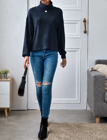 Bluza SHEIN, bleumarin