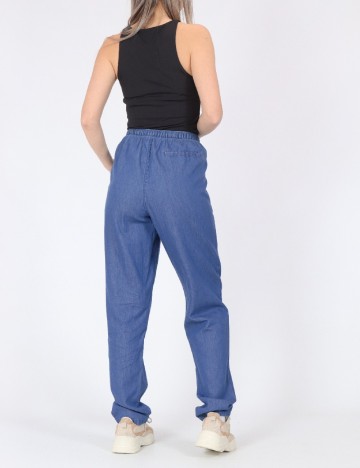 Pantaloni Jacqueline de Yong, albastru