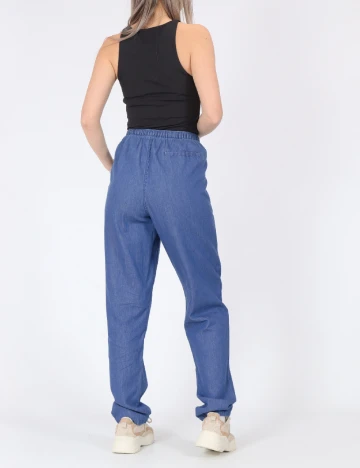 Pantaloni Jacqueline de Yong, albastru