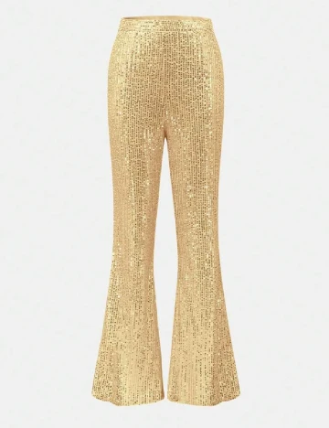 Pantaloni SHEIN, auriu Galben