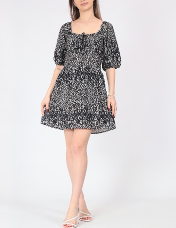 Rochie scurta Noisy May, negru