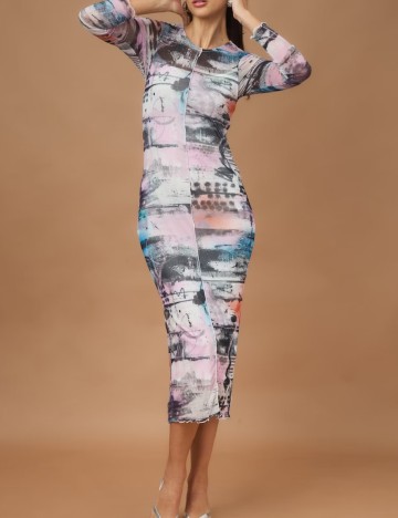 
						Rochie medie Noisy May, mix culori
