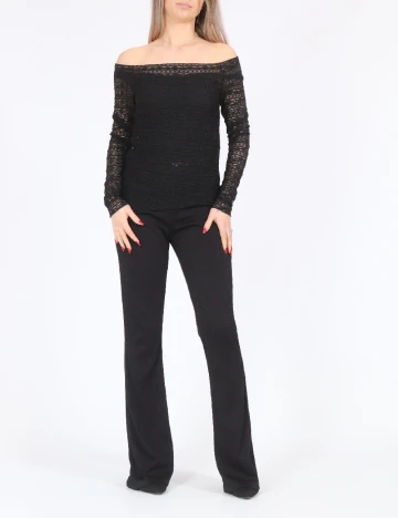 Bluza Pieces, negru